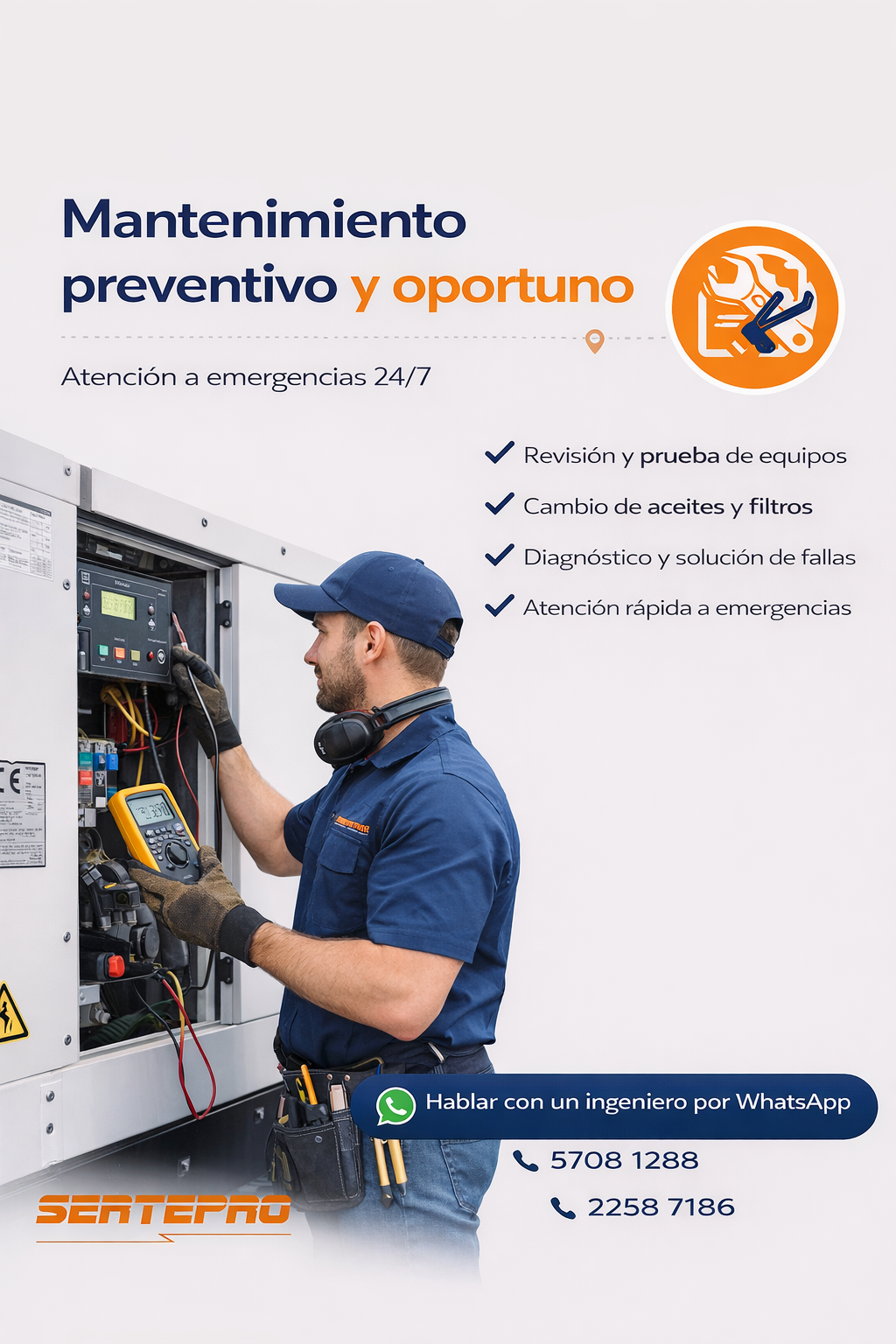 mantenimiento generadores electricos Guatemala